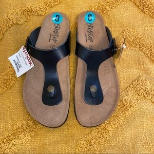 Biostep Black Sandals